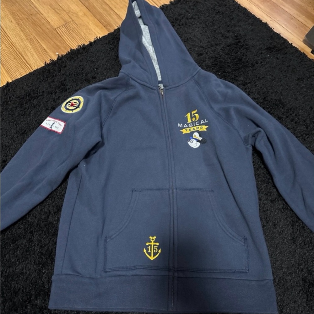 Disney Cruise Line NWOT 15 Magical Years Anniversary Hoodie